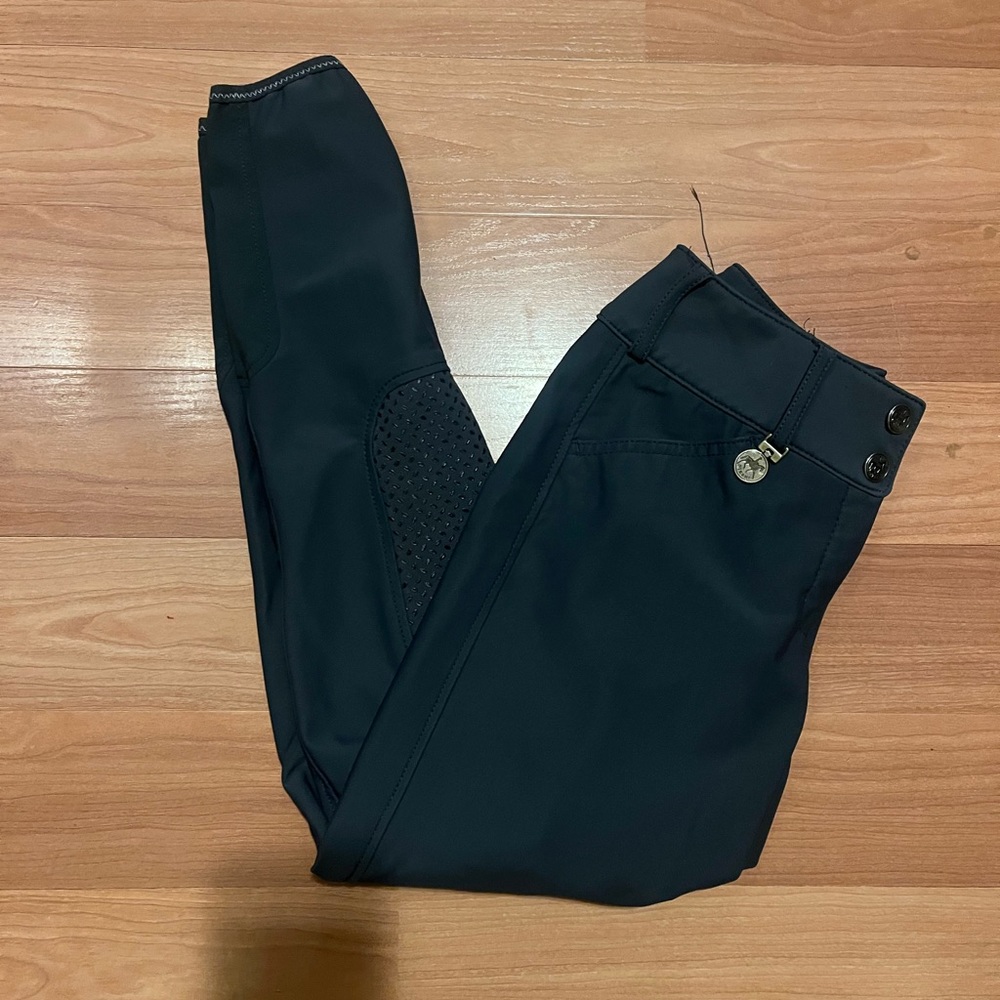 Women's Gray Riding Pants - Picture 3 of 11